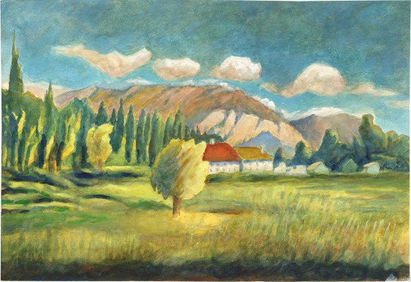 Ротач Александр Лукич. Горный пейзаж 